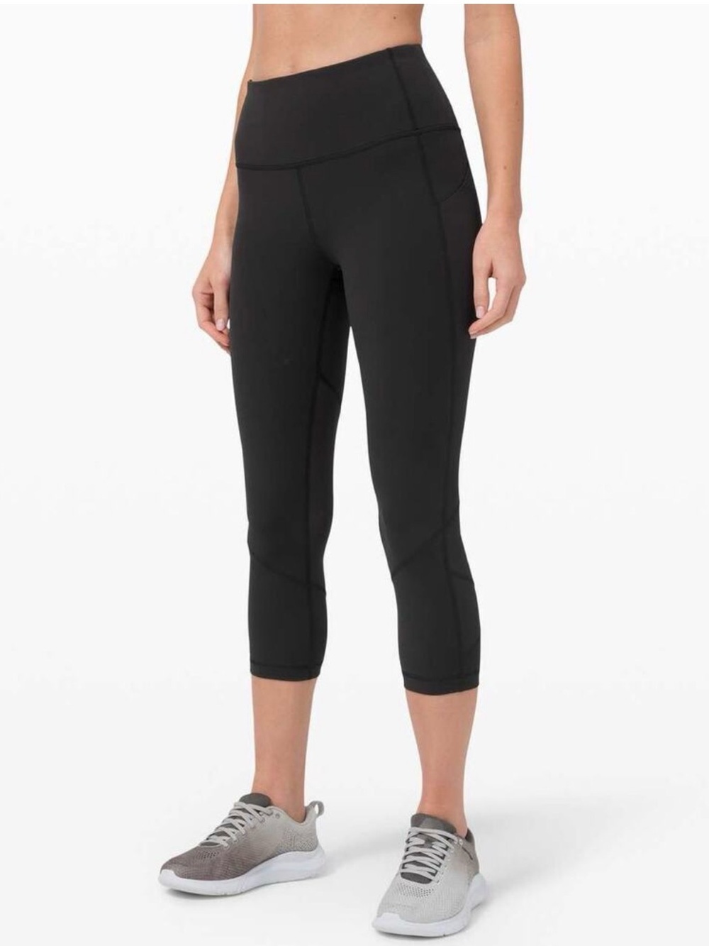 Lululemon Women's Black Pace Rival Crop Leggings